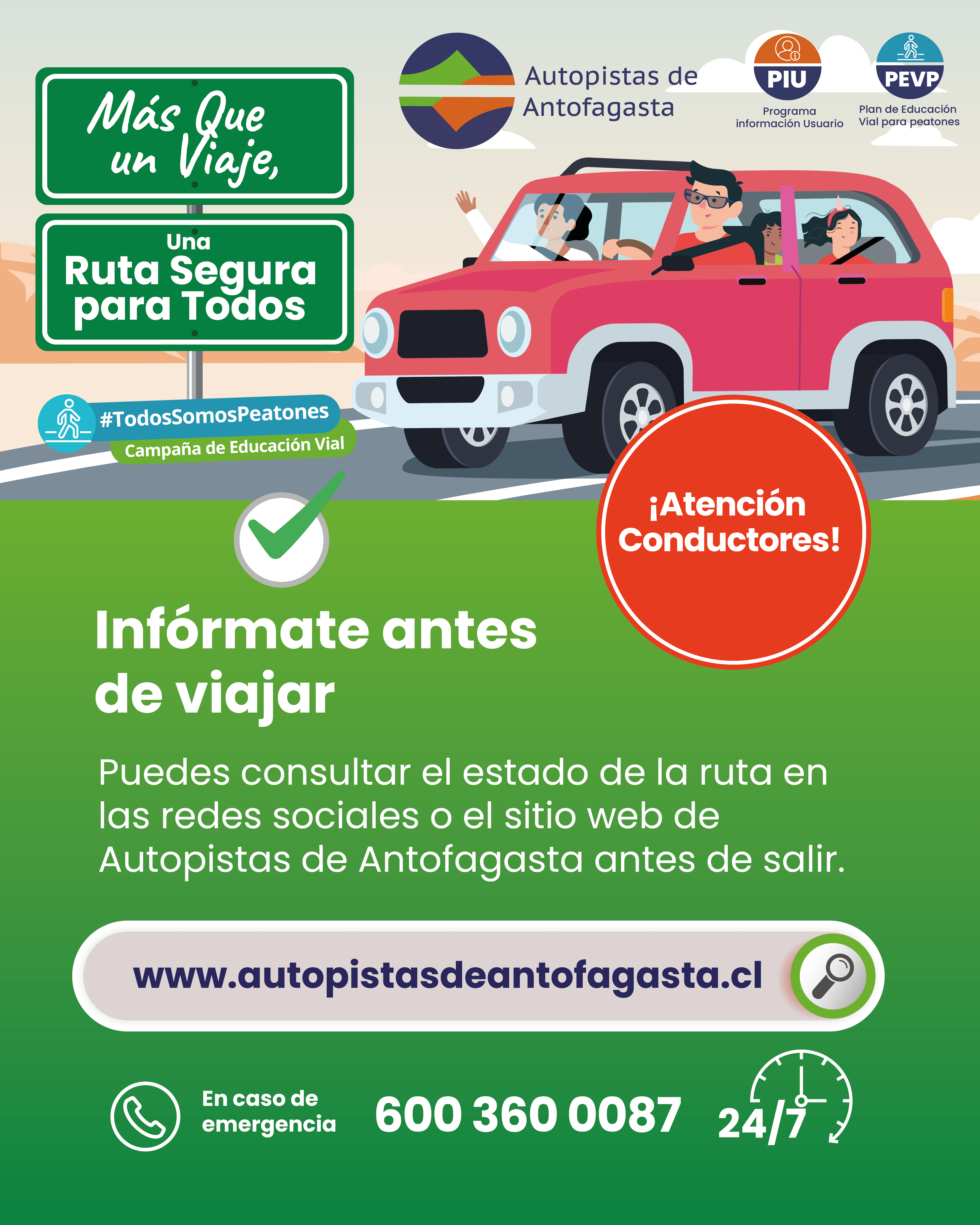 Más que un viaje, ¡Una ruta segura para todos!