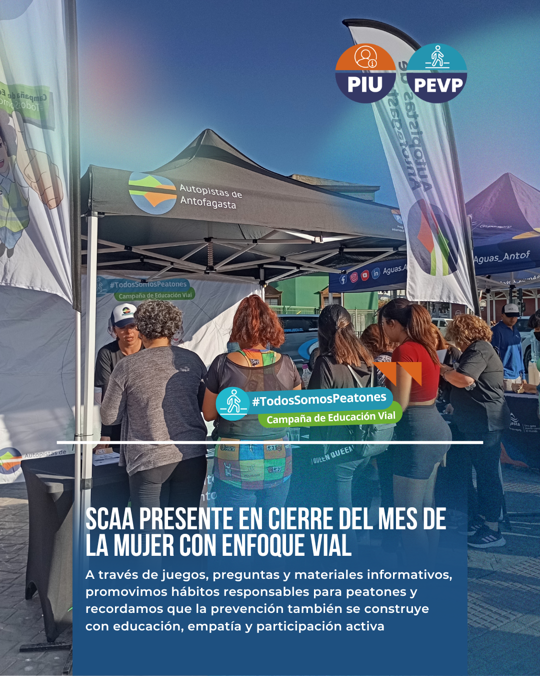 Autopistas de Antofagasta presente en cierre del Mes de la Mujer con enfoque vial