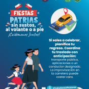 Carabineros y autopistas llaman a celebrar Fiestas Patrias con seguridad