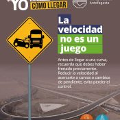 Agosto 2026: frena antes de la curva y revisa tu carga, las claves de seguridad vial de Autopistas de Antofagasta